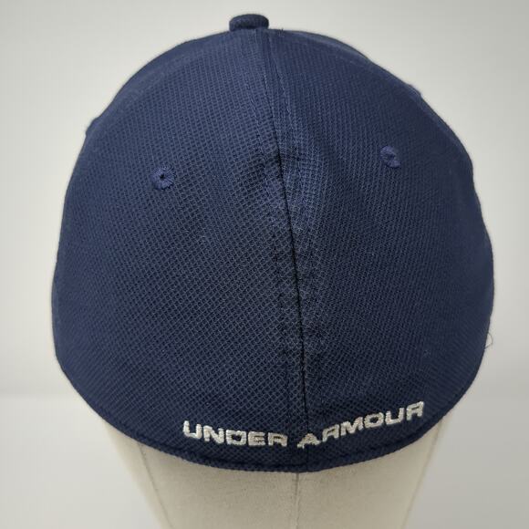 Under Armour Fitted Hat Blue XL Embroidered Logo UA Classic Fit Outdoor - Picture 6 of 10